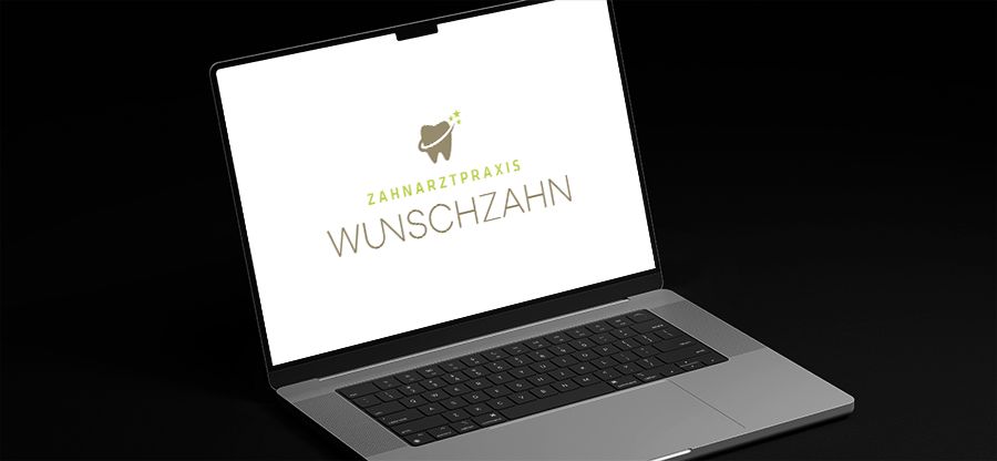 Corporate Design für Zahnarztpraxis WunschZahn in Wiesbaden