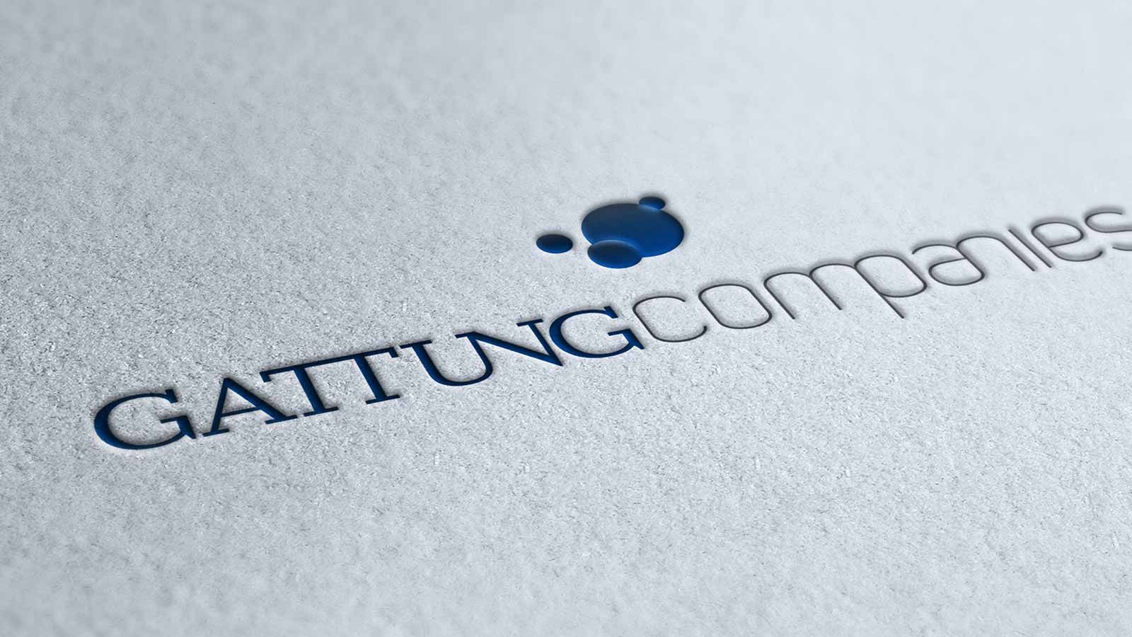 The logo and corporate design for Gattung Companies GmbH is a creation and reference of the WOA design agency.