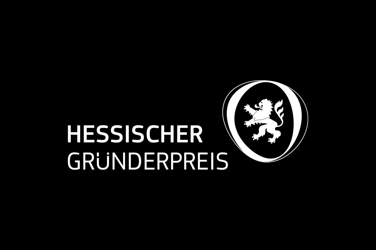 The logo and corporate design for Hessian Founders' Award is a reference from the WOA design agency.
