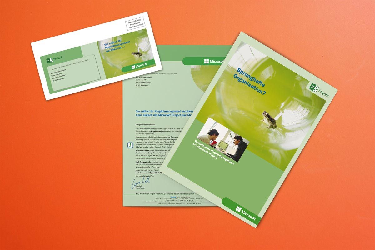 Post Mailing as a dialogue instrument for Microsoft Germany is a creation and reference of WOA