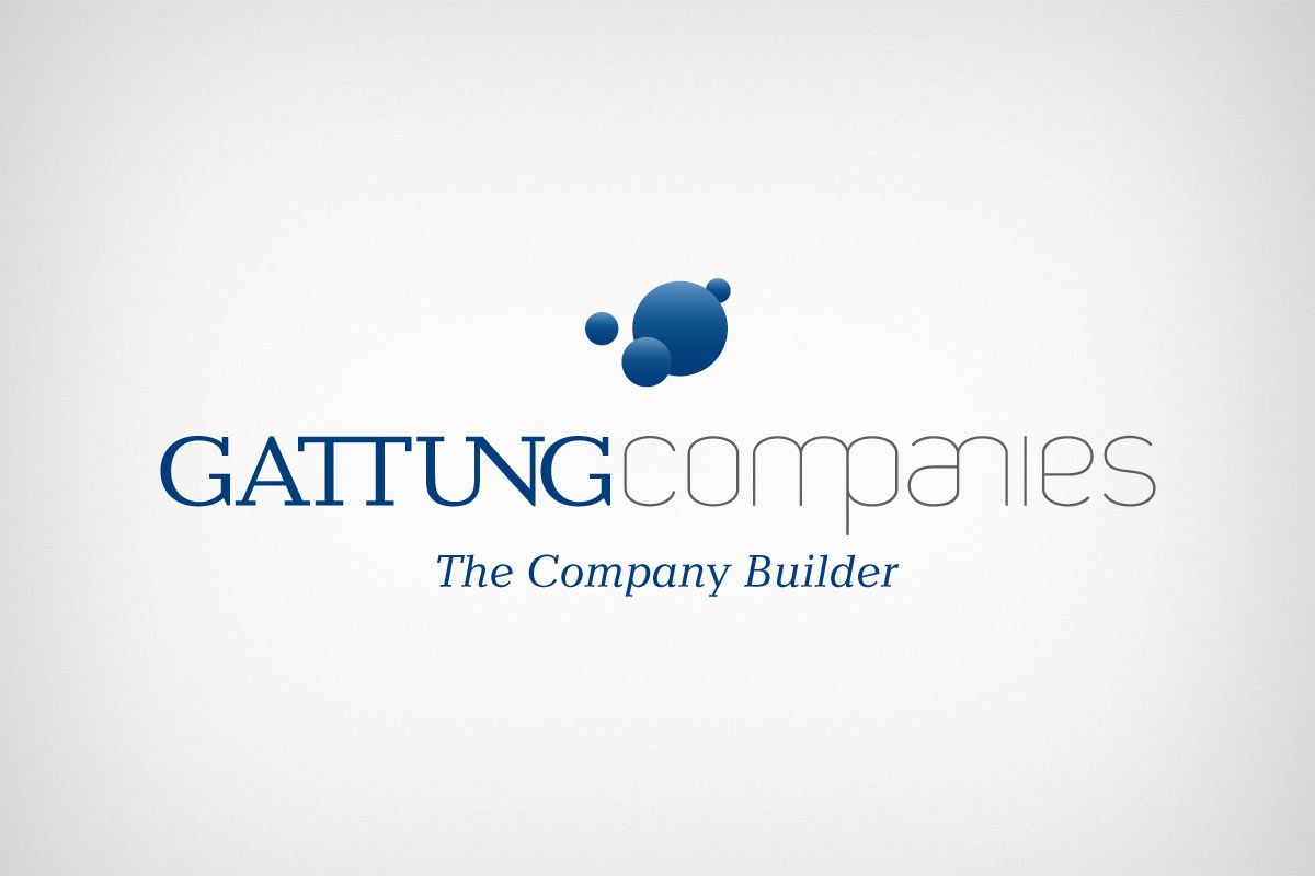 The logo and corporate design for Gattung Companies GmbH is a creation and reference of the WOA design agency.