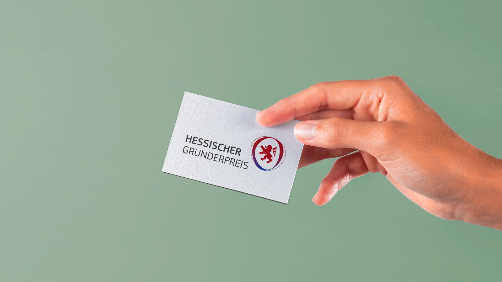 Logo design for Hessian Founders' Award as a reference from WOA Design Agency