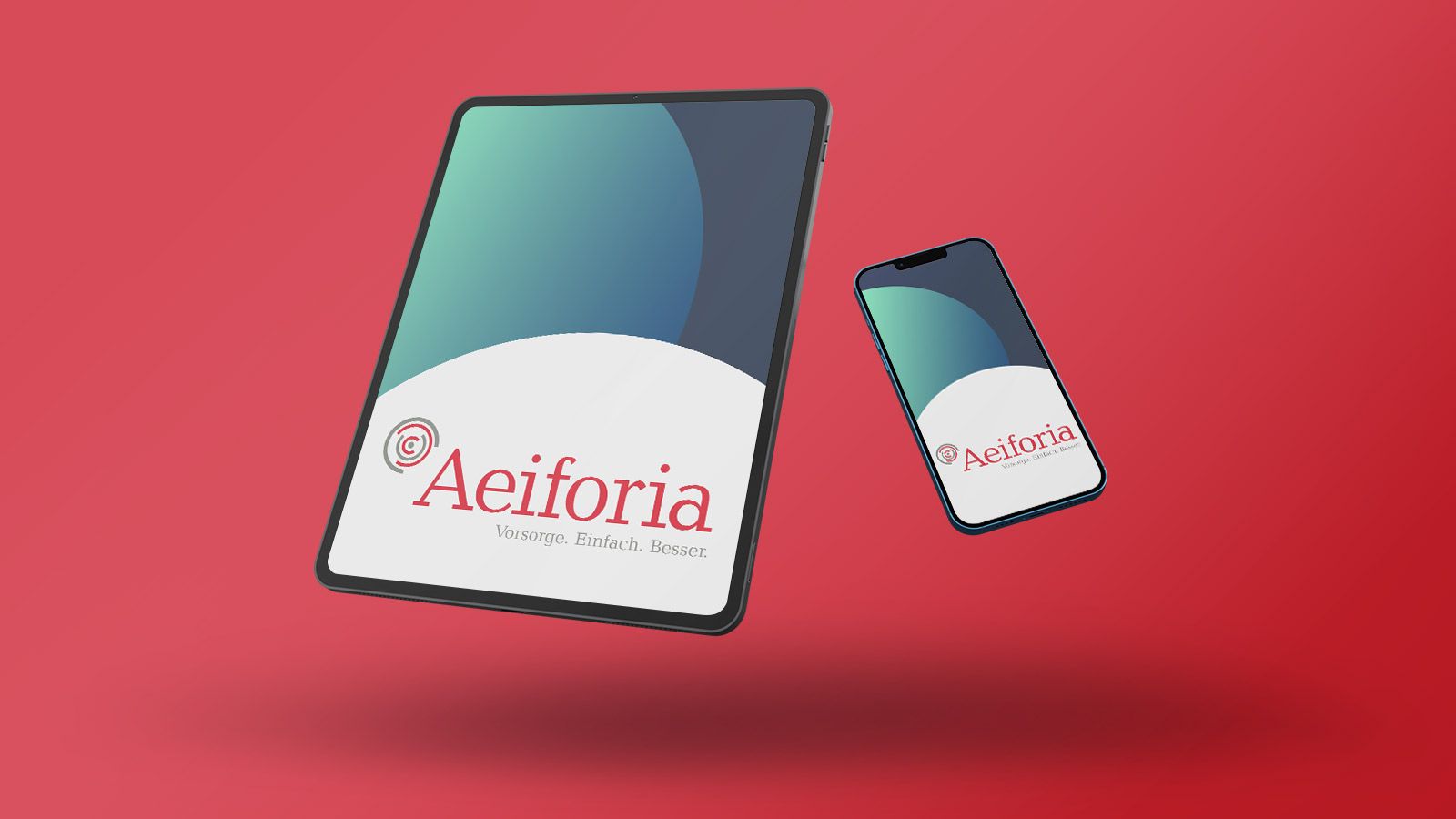 The corporate design for Aeiforia GmbH is a creation and reference of the WOA design agency.