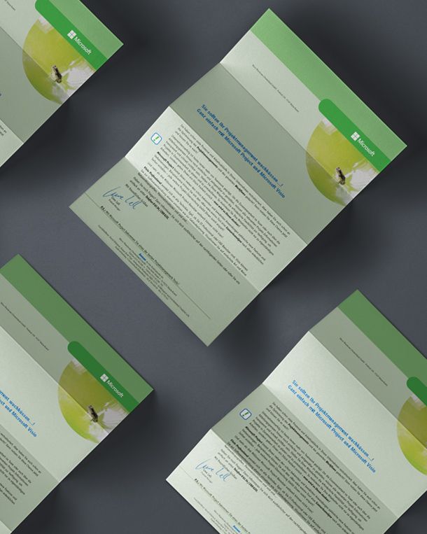 Mailing toolbox for Microsoft partners developed by WOA advertising agency