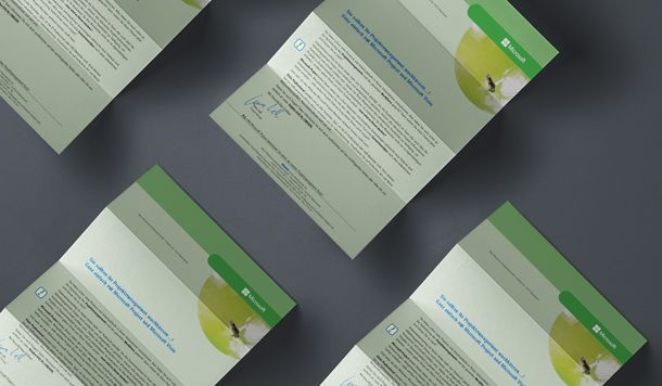 Mailing toolbox as dialogue marketing for Microsoft partners developed by WOA Werbeagentur
